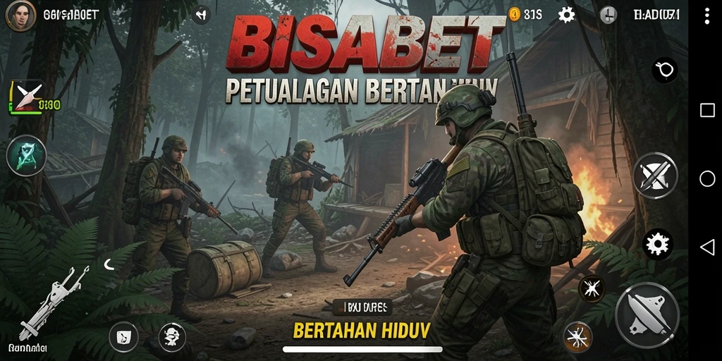 Tampilan antarmuka <strong>BISABET</strong> yang intuitif dan mudah digunakan untuk bertahan hidup.
