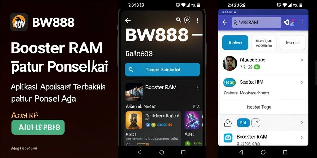 Tampilan antarmuka BW888 yang modern dan intuitif untuk pengguna.