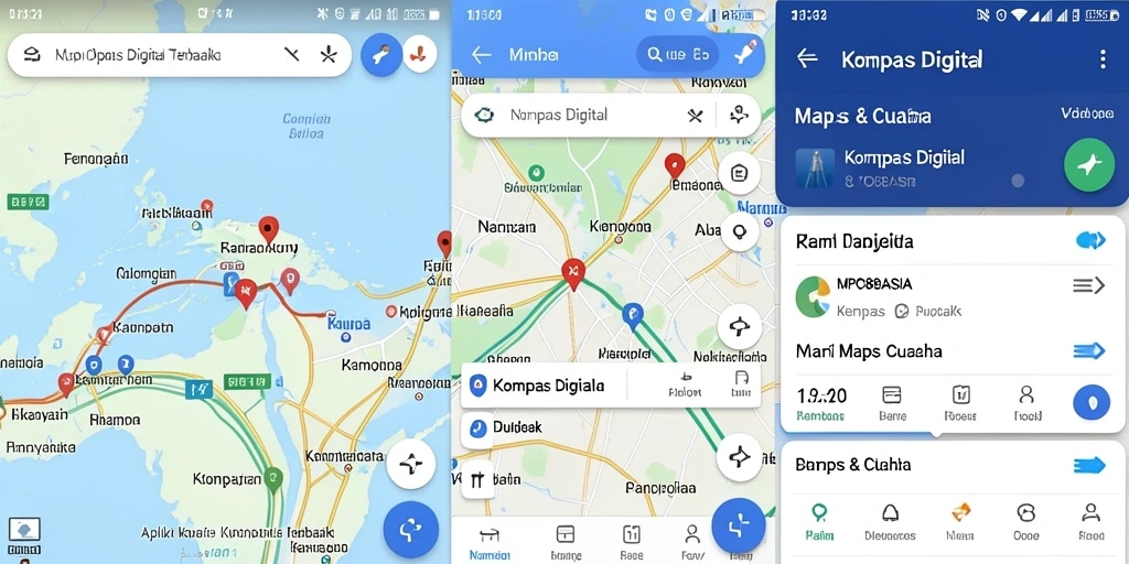 Tampilan antarmuka kompas digital MPO88ASIA yang sederhana dan informatif.